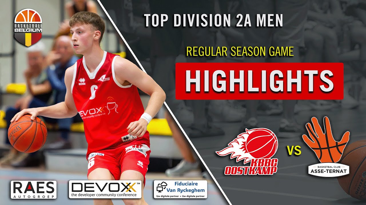 Highlights | KBBC Oostkamp 🆚 BC Asse Ternat A | Top Division 2A Men