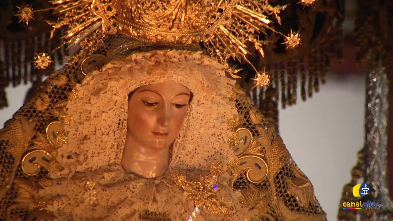 Entrada Virgen de Belén.  Jueves Santo Pilas 2019.  Canal Pilas TV