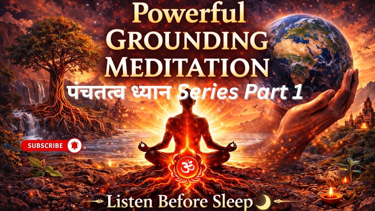 Powerful Grounding Meditation | Listen Before Sleep | Panchabhuta Meditation Series Part 1