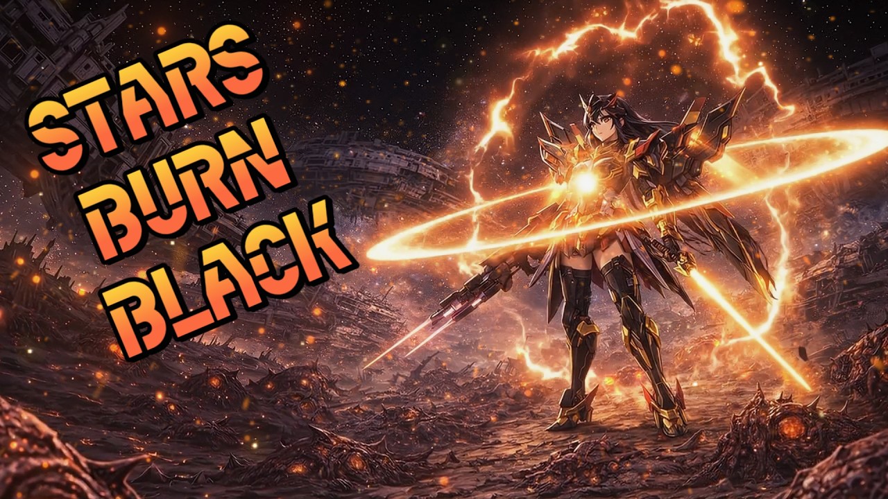 DB l Nightcore - Stars Burn Black l Cosmic Female Vocals l Lyrics