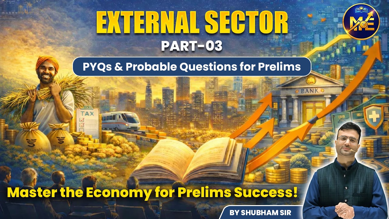 External Sector Part-03 | PYQs + Smart Questions” | By Shubham Sir