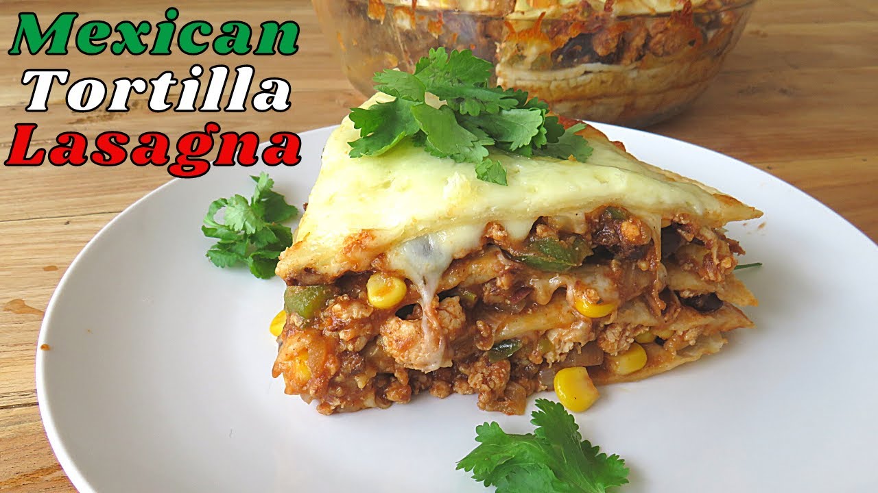 Mexican Tortilla Lasagna (Taco Lasagna)