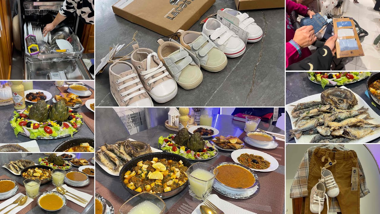 روتين يوم معايا../ فطورنا سردين و دولمة سردين 😍 خرجنا نشرو قش العيد للعازب🥹