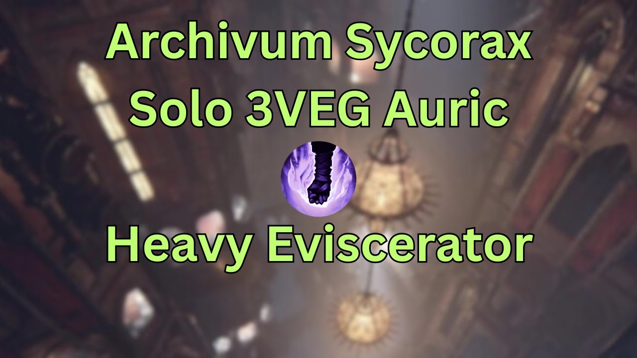 True Solo Auric Mael I-II-V-E-G (Monsters) - Zealot Heavy Eviscerator Martyr