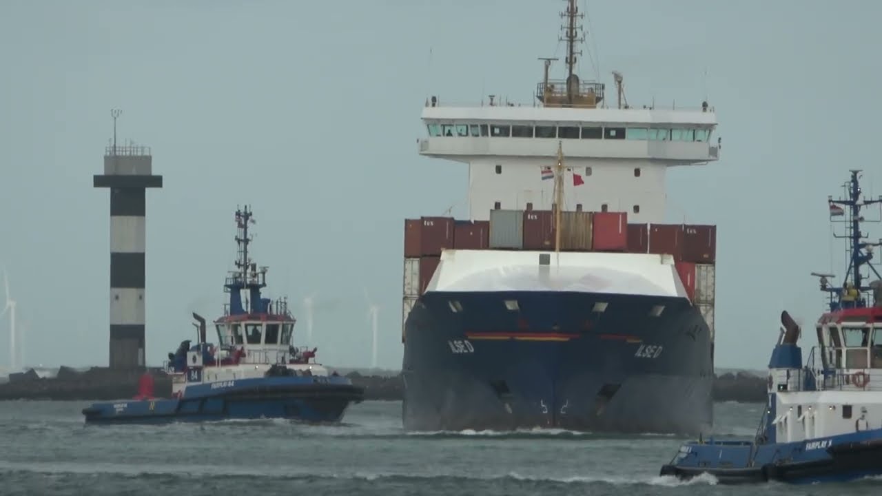 ShipSpotting in Rotterdam, The Netherlands - Part 126 4K