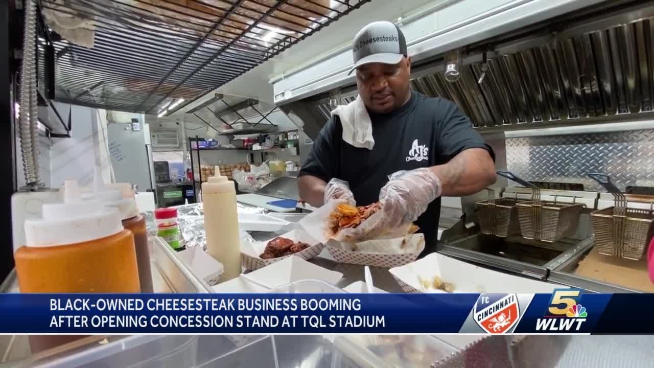 Black-owned cheesesteak business booming after opening concession stand at TQL Stadium