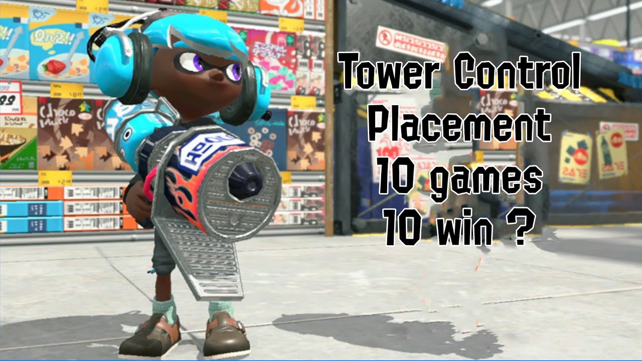 Splatoon 2 I Tower Control Placement I Custom  Blaster Gameplay