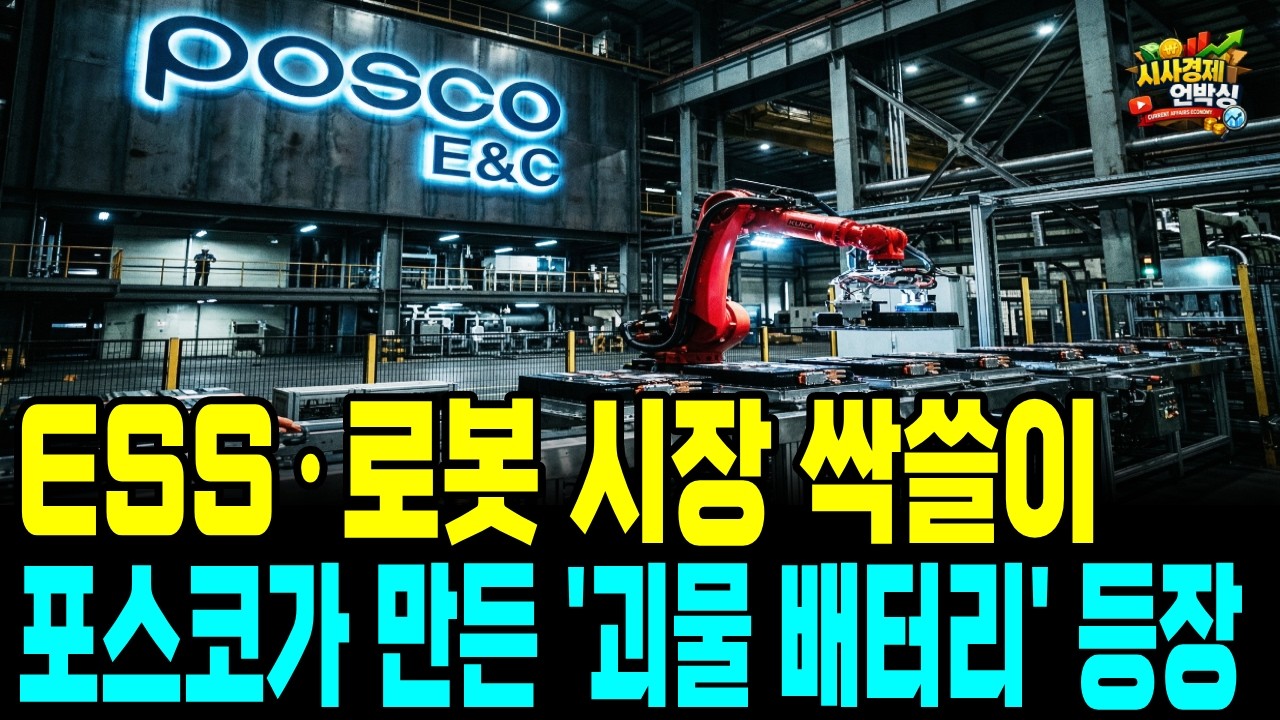 포스코가 만든 '괴물 배터리' 등장… ESS·로봇 시장 초비상
