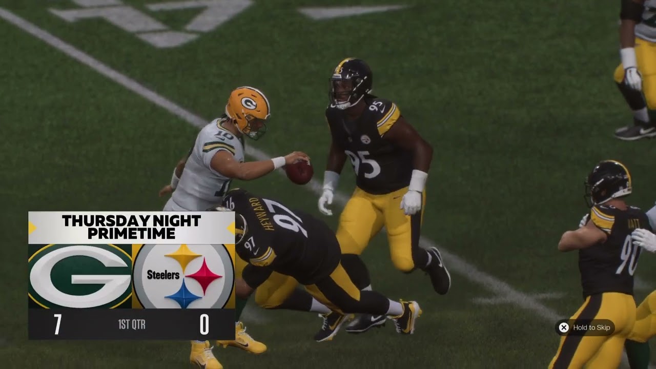 Геймплей Madden 27 &mdash; Питтсбург Стилерз против Грин-Бей Пэкерс (PS5)