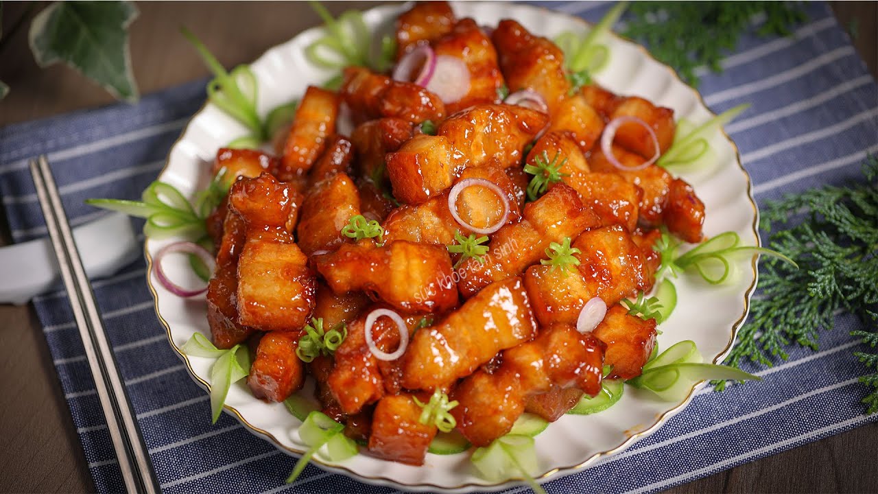 Cách làm món Thịt Ba Chỉ rim mặn ngọt rất là hao cơm