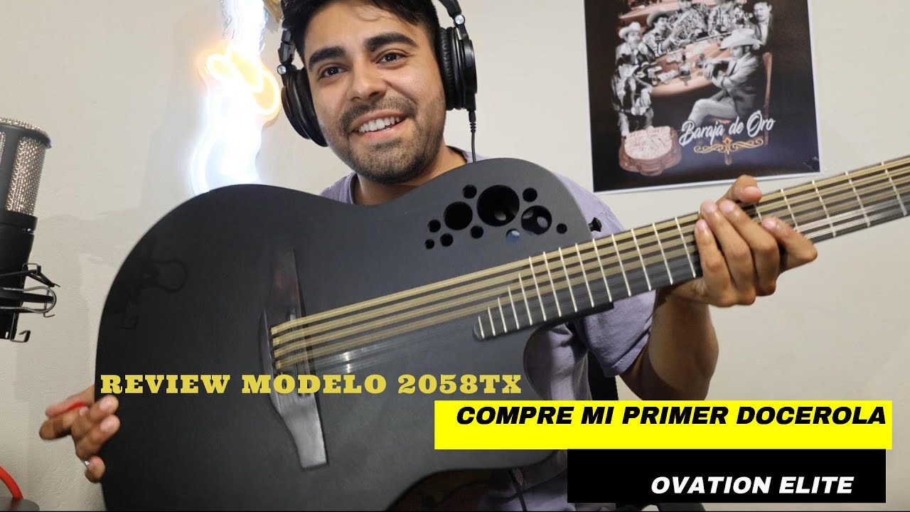 COMPRE MI PRIMER DOCEROLA 😱😱 OVATION ELITE 2058TX