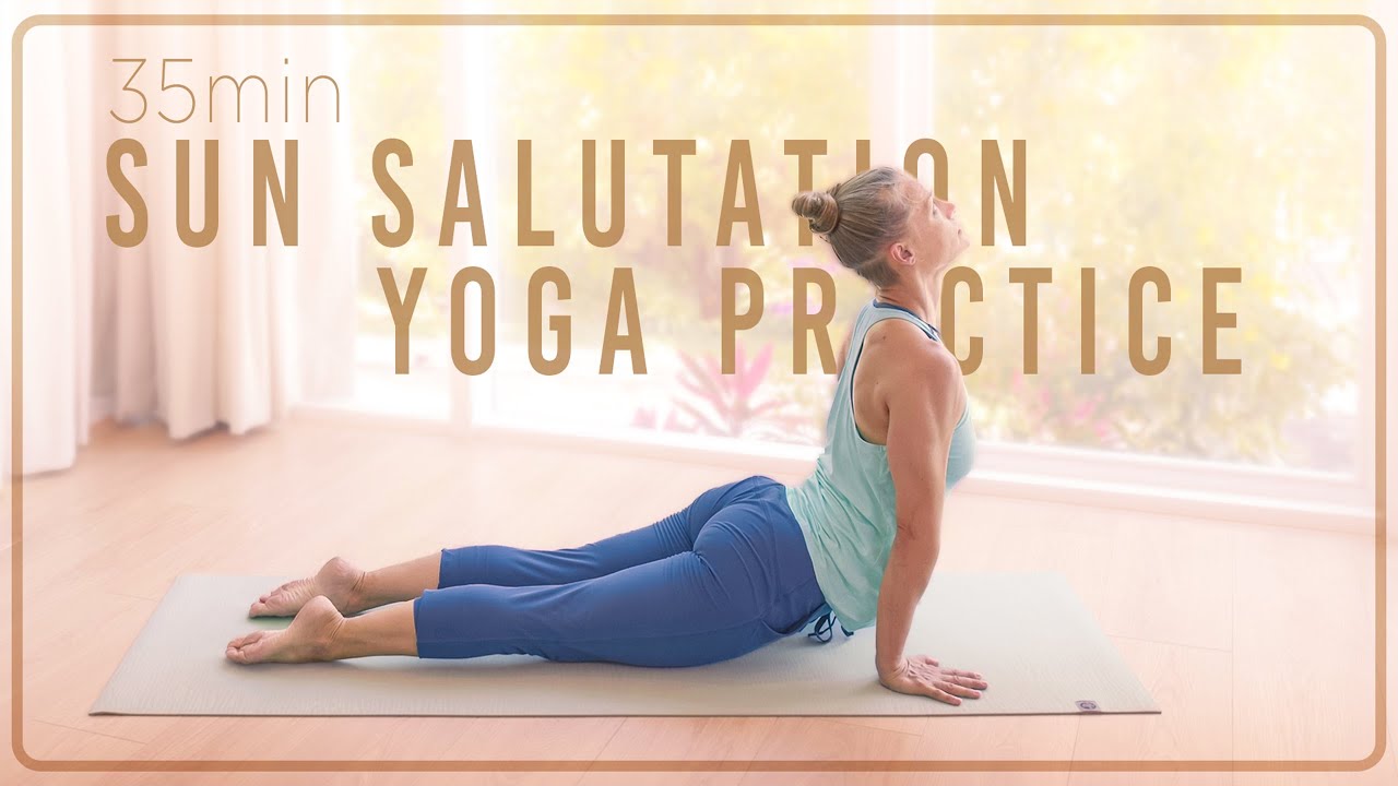 Reversed Breathing Sun Salutation Yoga Sequence - 35 minute Yoga Practice