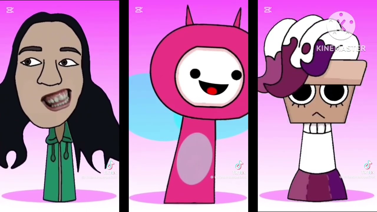 my sprunki oc TikTok capcut 3 parison