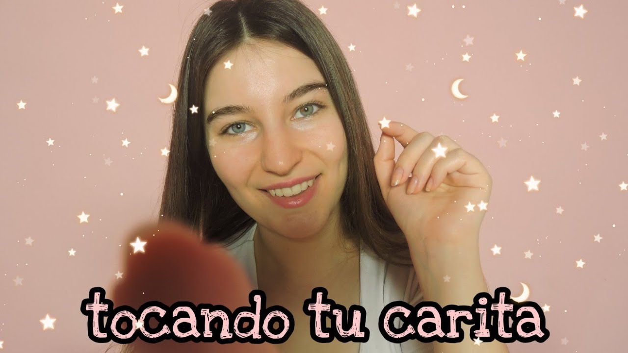 ASMR/TOCANDO TU CARITA+PALABRAS DETONANTES