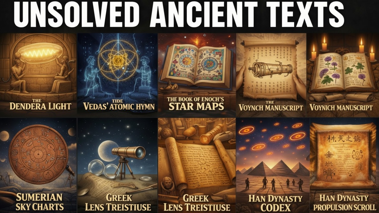10 Ancient Texts That Reveal Technologies Ahead of Their Time