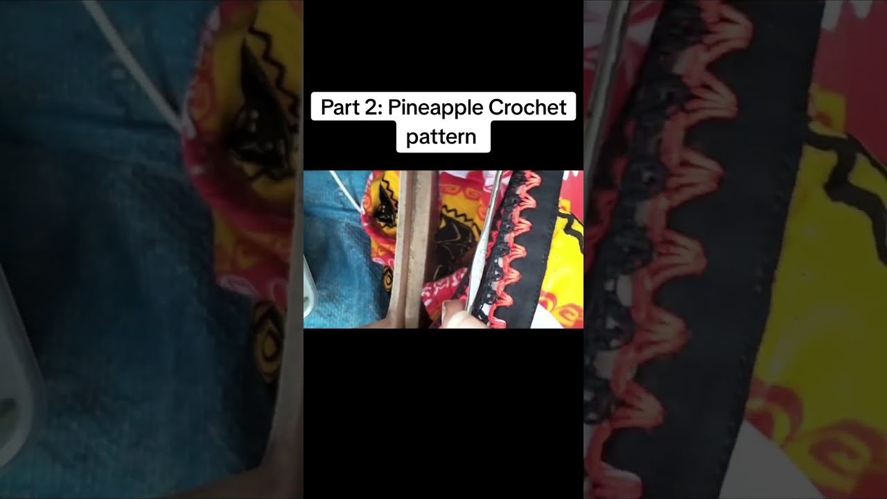 Pineapple Crochet Pattern - Kolos/Blouse Knitting pt2