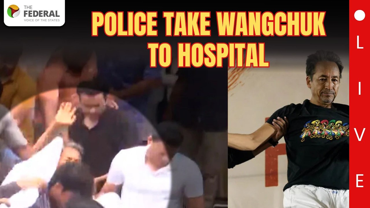 LIVE: Delhi Police take Sonam Wangchuk to hospital