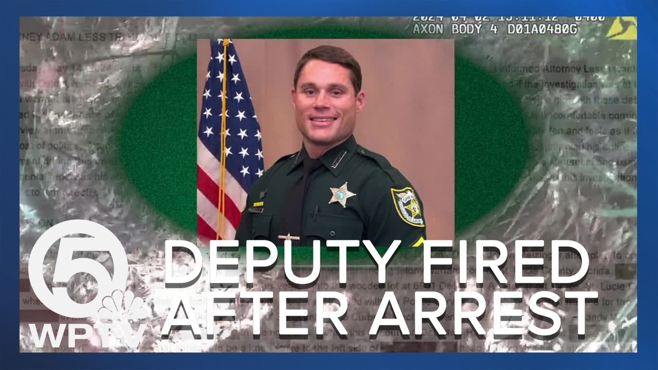 St. Lucie County deputy fired after arrest on multiple charges