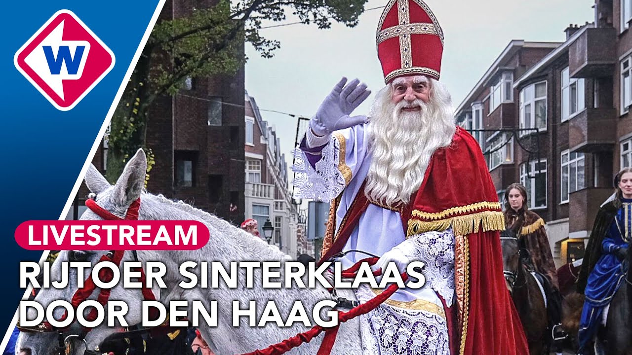 Sinterklaas maakt rijtoer door Den Haag