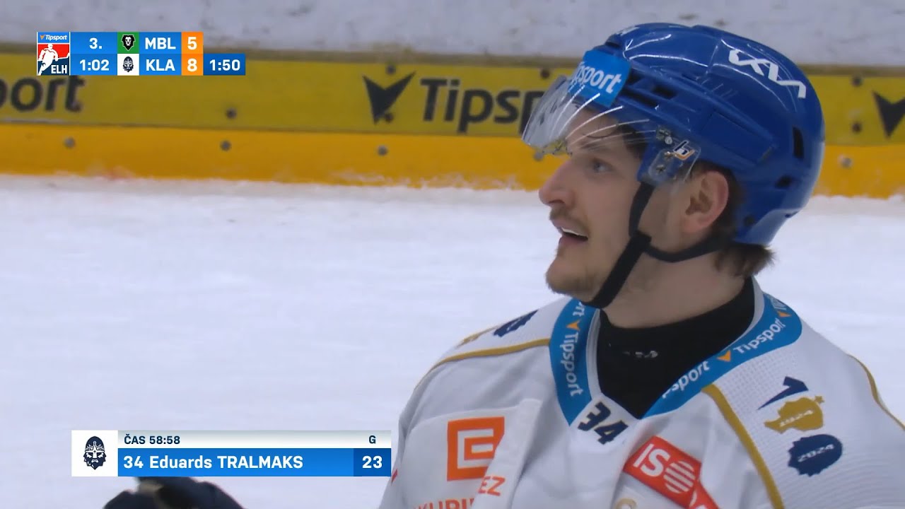 Eduards Tralmaks 3 Goals vs BK Mlada Boleslav 04.03.2025 | Tipsport Extraliga