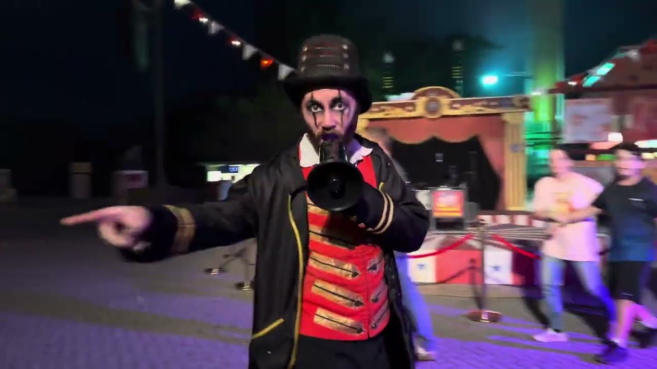 Kings Dominion Halloween Haunt 2025 : Cleaver Brothers Carnival Scare Zone Walkthrough