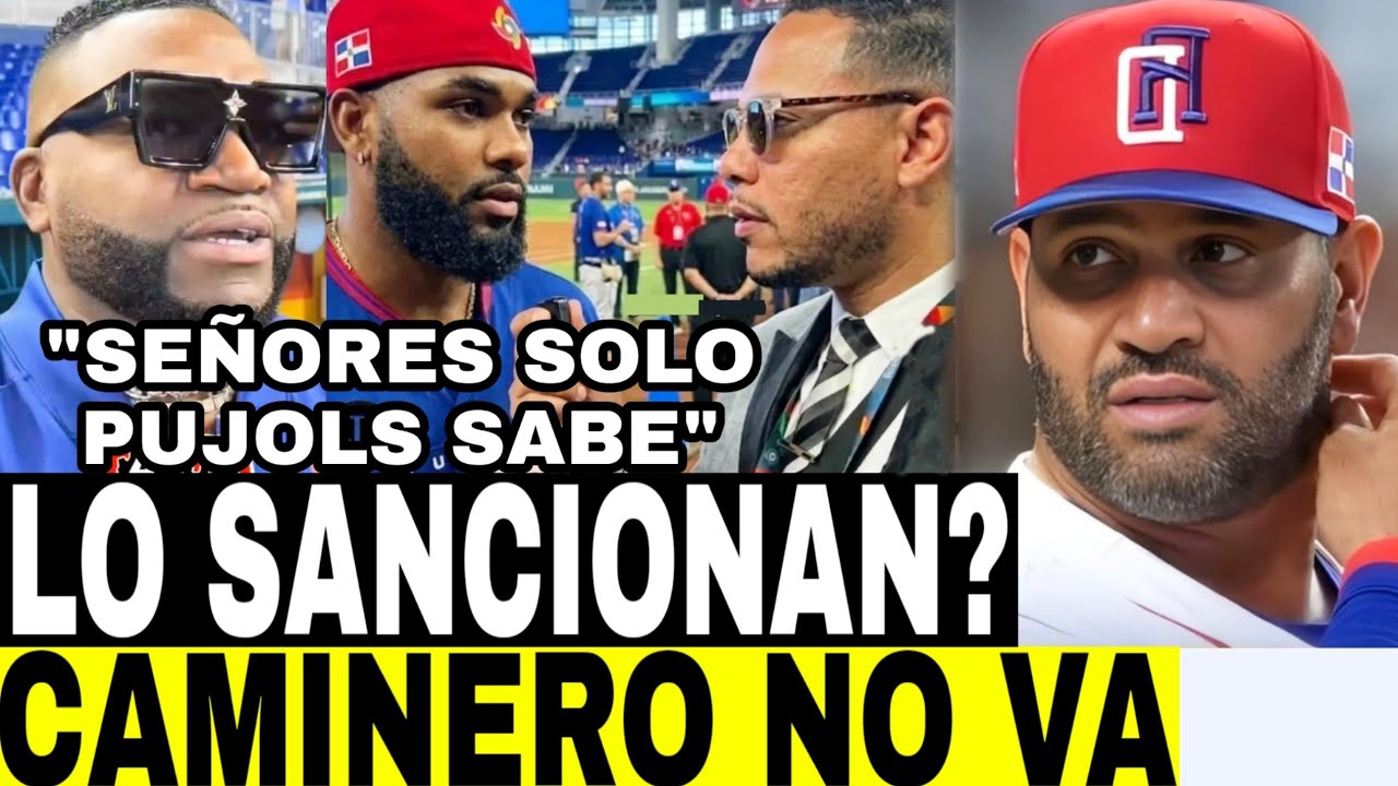 ¡DIOS MIO! CANCELAN AL PELOTERO JUNIOR CAMINERO POCAS HORAS ANTES ES INJUSTO LO QUE HACEN VENEZUELA
