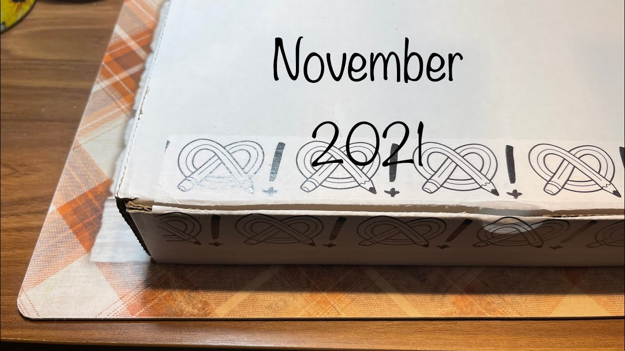 November 2021 Artsnacks unboxing and artwork