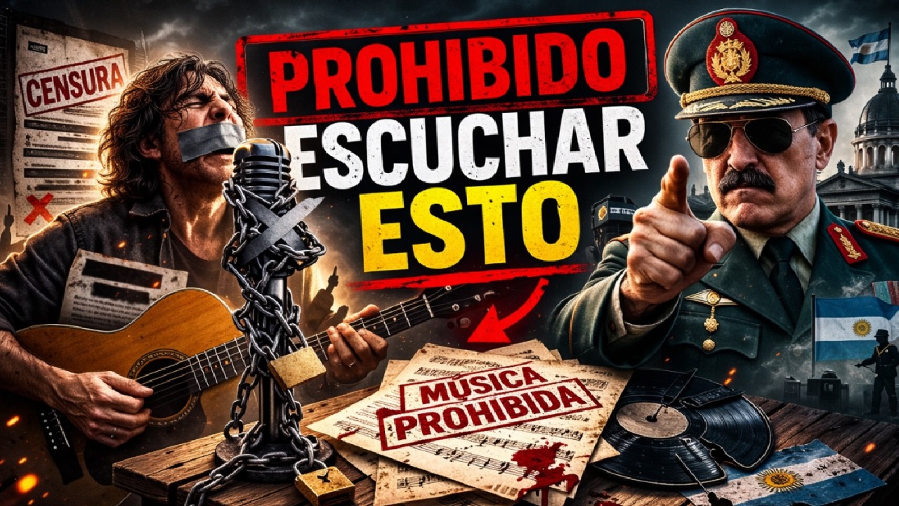 Cómo fue la CENSURA a la MÚSICA y ARTISTAS en la DICTADURA MILITAR ARGENTINA