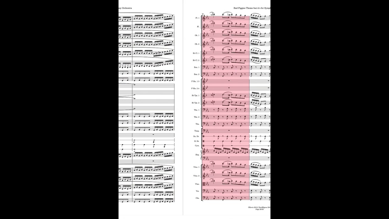 Bad Piggies Theme (Orchestral Score)