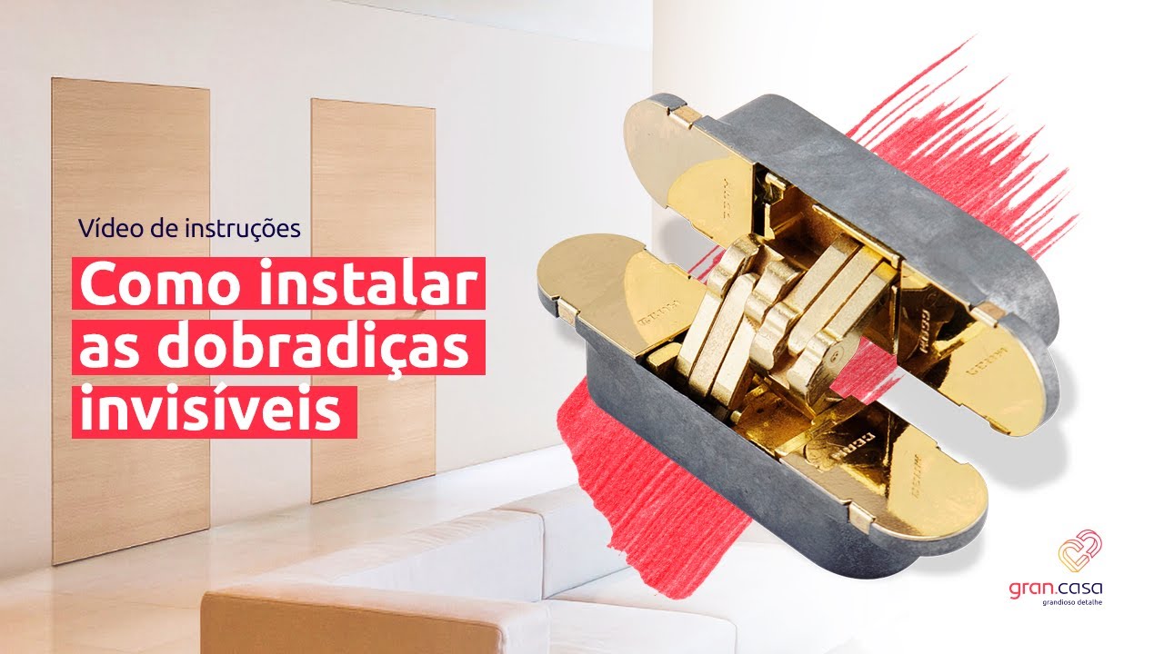 Como Instalar e Regular as Dobradiças Invisíveis 3D