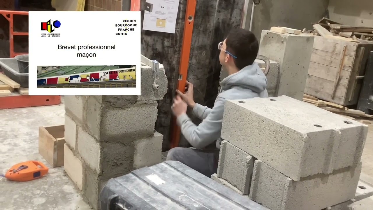 Présentation du CAP maçon Eco-construction et BP maçon