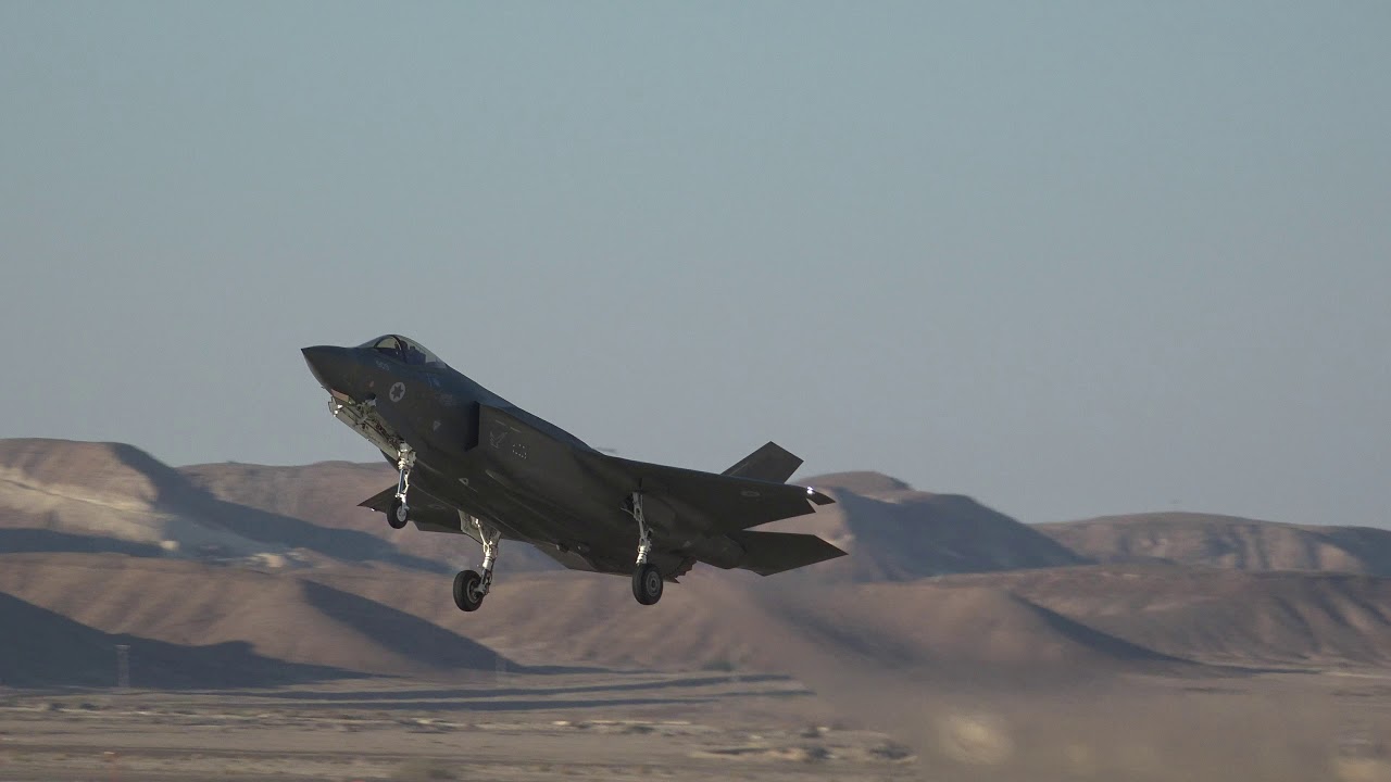 Israeli F-35 Adir at Blue Flag 2019 - Multinational aerial combat exercise in Israel