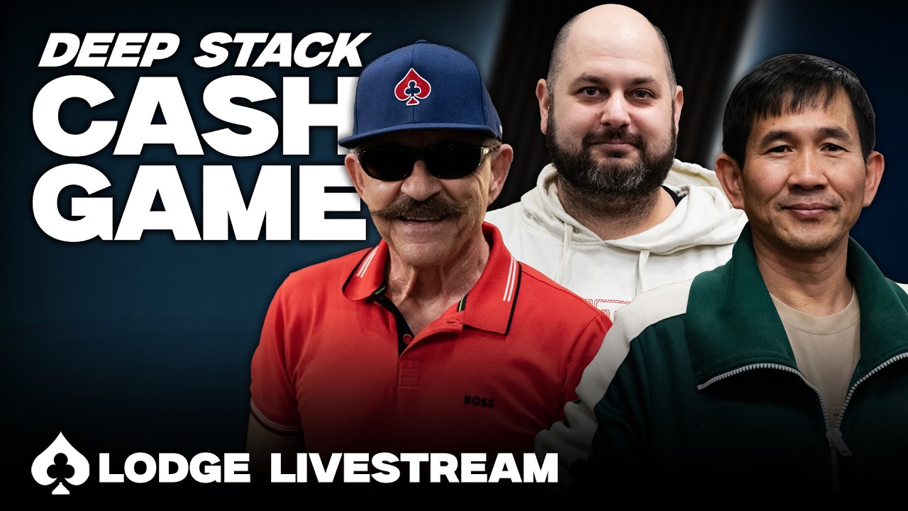 $10/$25 DEEP STACK POKER w/ Moe Money, San, Tito and MORE  | Lodge Live Stream