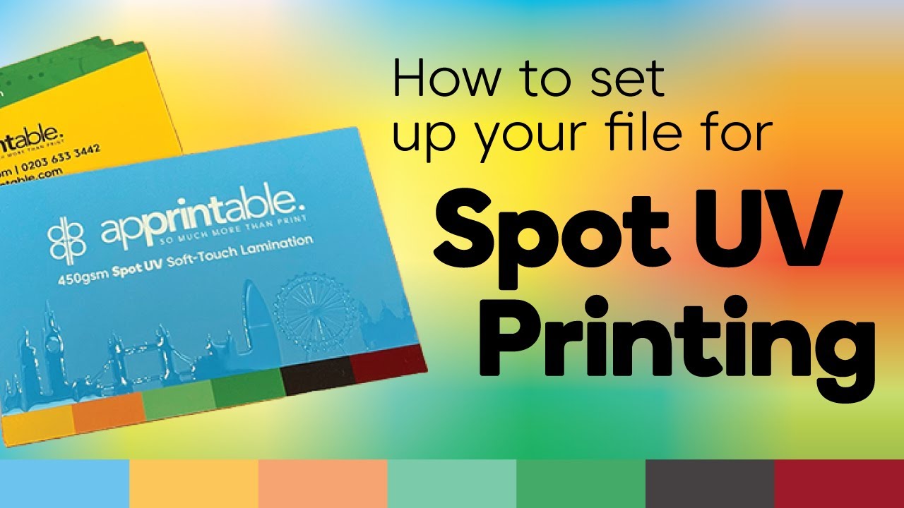 How To Set Your File Up For Spot UV Printing with Apprintable