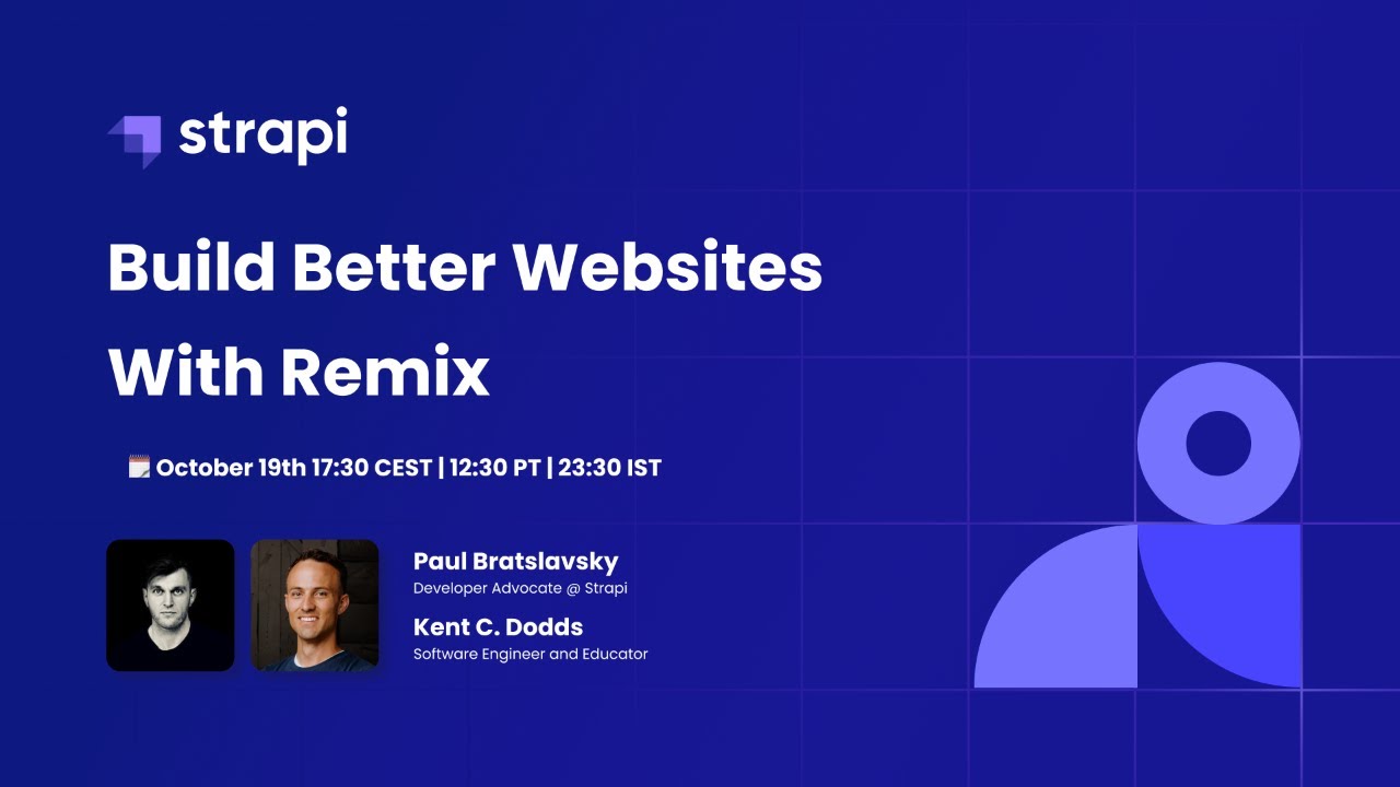 Build Better Websites With Remix with Kent C. Dodds