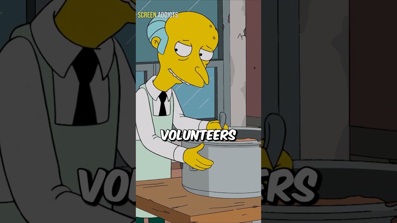 Top 5 Wholesome Things Mr Burns Has Done In The SImpsons