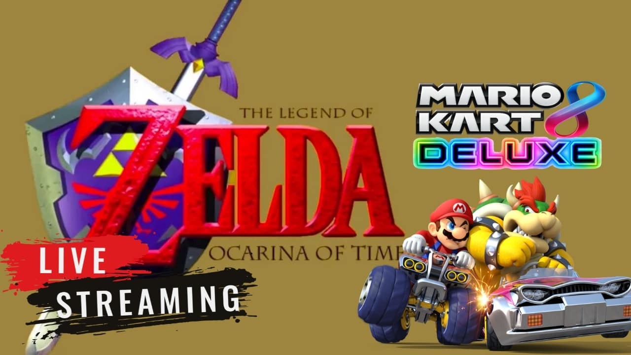 The Legend of Zelda: Ocarina of Time Playthrough Begins + Mario Kart 8 Deluxe Community Races!