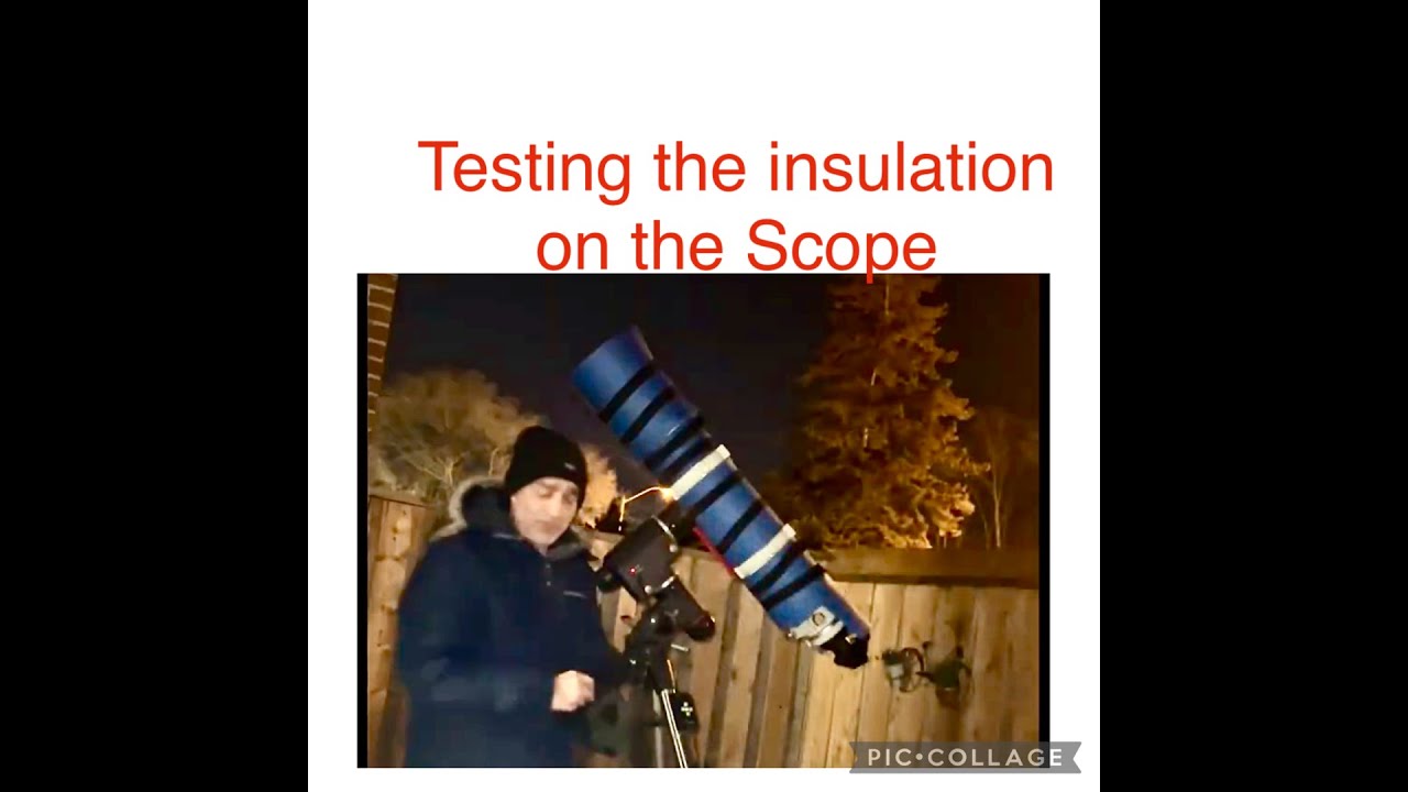 testing if Insulating a Telescopes works? #takahashi #telescope #astronomy #refractor #sky #optics