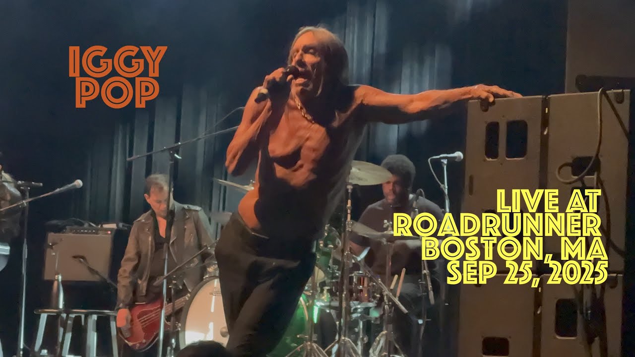Iggy Pop @ Roadrunner, Boston MA, September 25, 2025 (FULL SET)