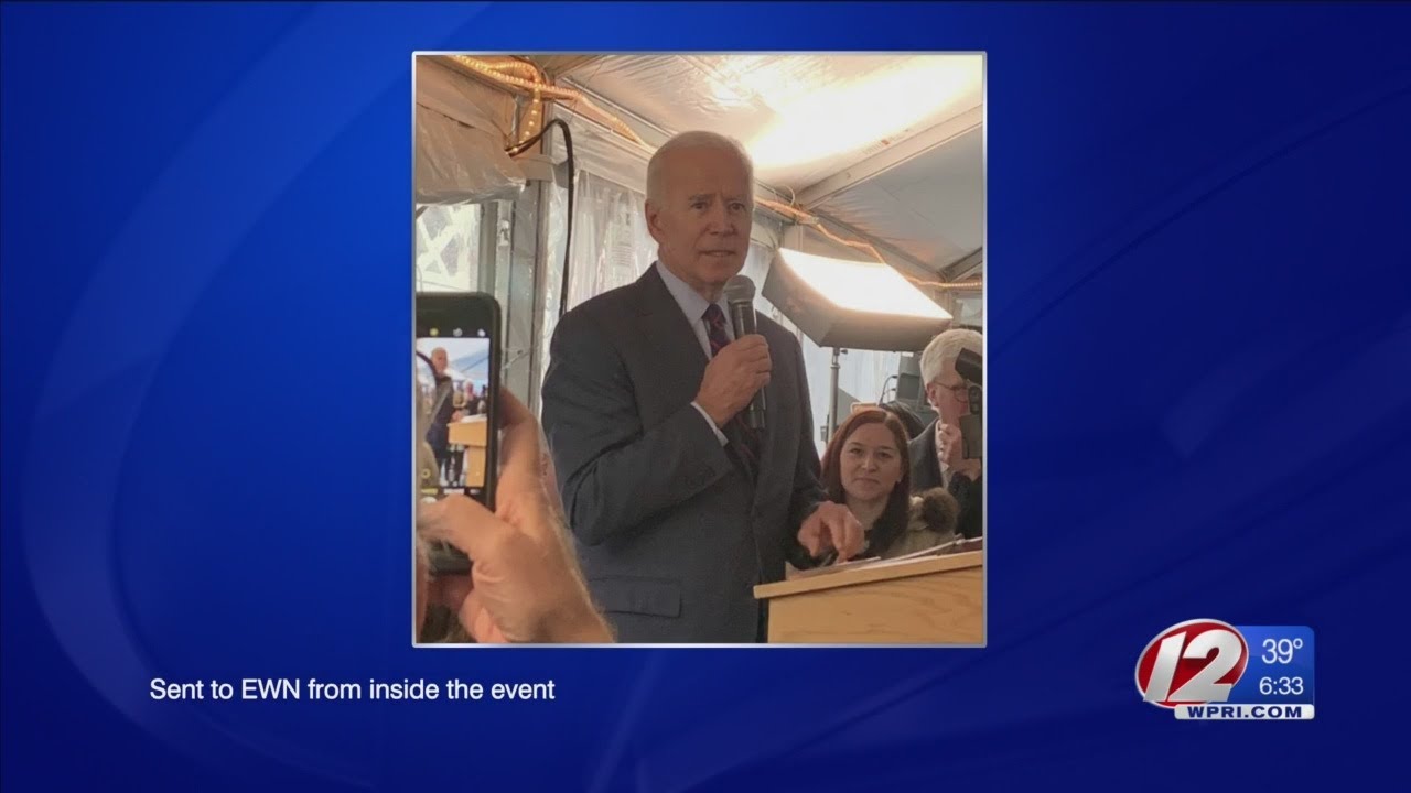 Democratic presidential candidate Joe Biden attends campaign fundraiser in Providence