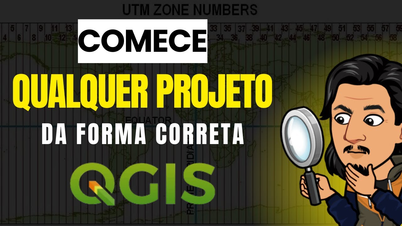 Definindo Sistema de Coordenadas no QGIS em 2 passos [TUTORIAL 2024]