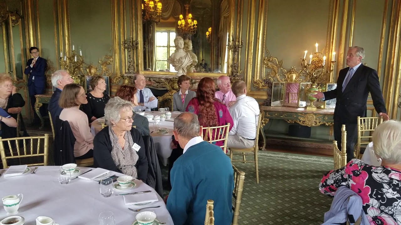 Lady Astor Tour of UK with  Danville  VA Group meeting with Lord Astor at family home Cliveden