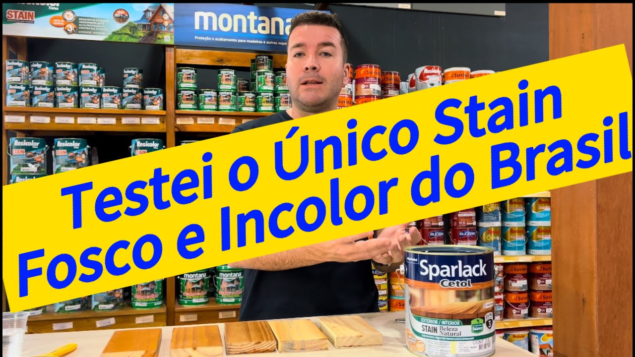 Testamos o Novo Verniz Stain Beleza Natural 100% Fosco da Sparlack | Saiba como Usar e Preparar