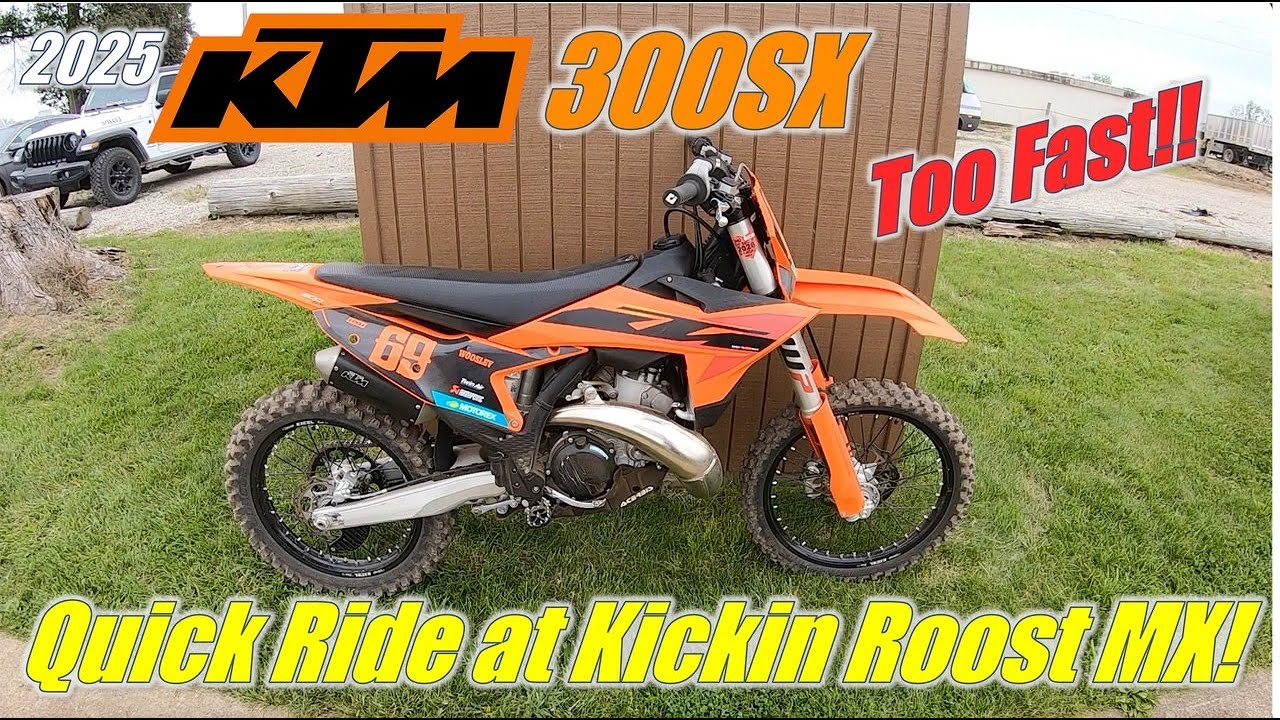 2025 KTM 300SX at Kickin Roost MX