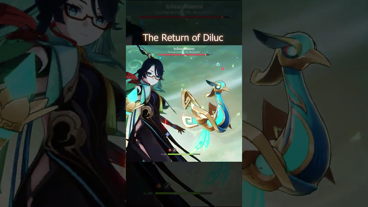 Xianyun and Diluc team is INSANE! #genshinimpact #gaming #xianyun #diluc #showcase