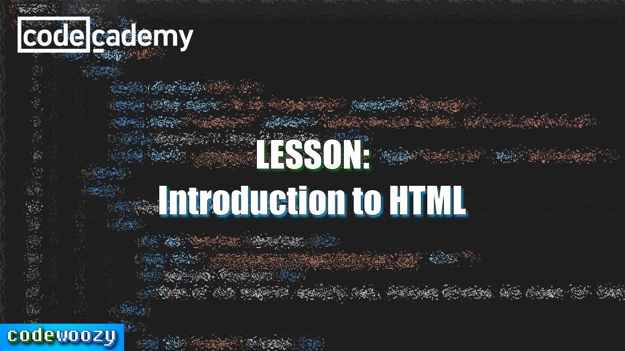Introduction to HTML | Learn HTML | Codecademy Walkthrough