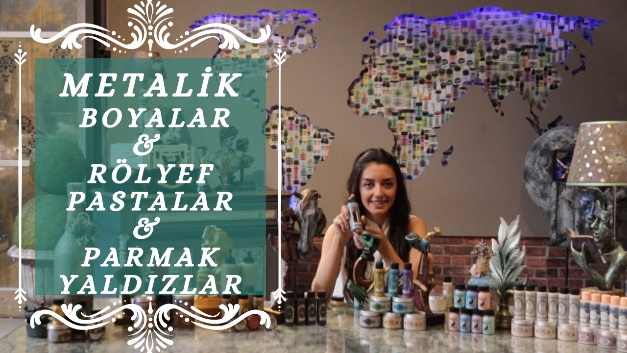 Cadence Çok Amaçlı Metalik Boyalar & Metalik Rölyef Pastalar