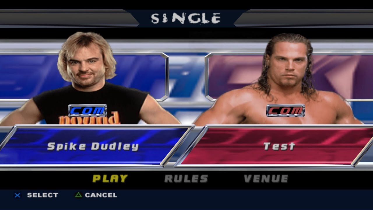 WWE SmackDown! Shut Your Mouth PCSX2 - Spike Dudley VS Test