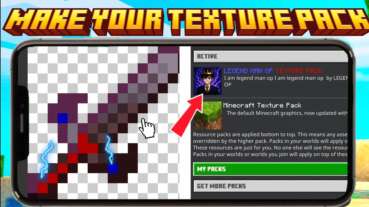 😱 How to Make a Texture Pack for MCPE on Mobile (No PC) | Minecraft PE 2025 Tutorial