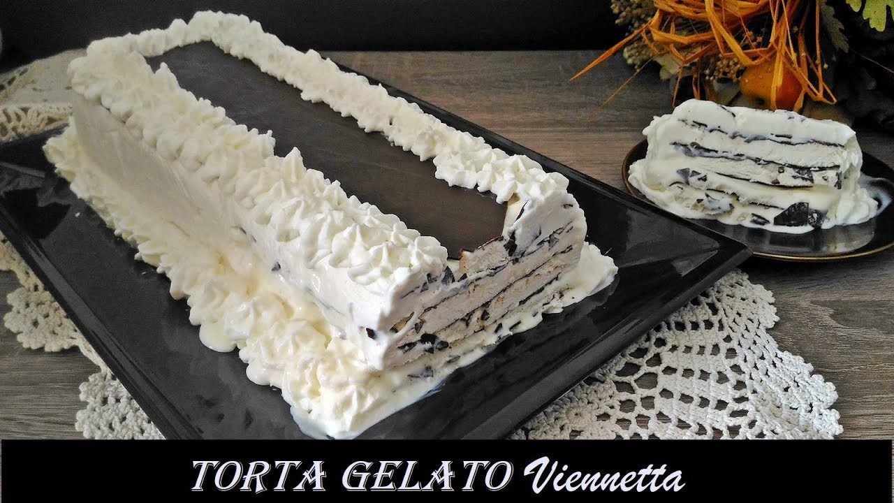 TORTA GELATO Viennetta fatta in casa
